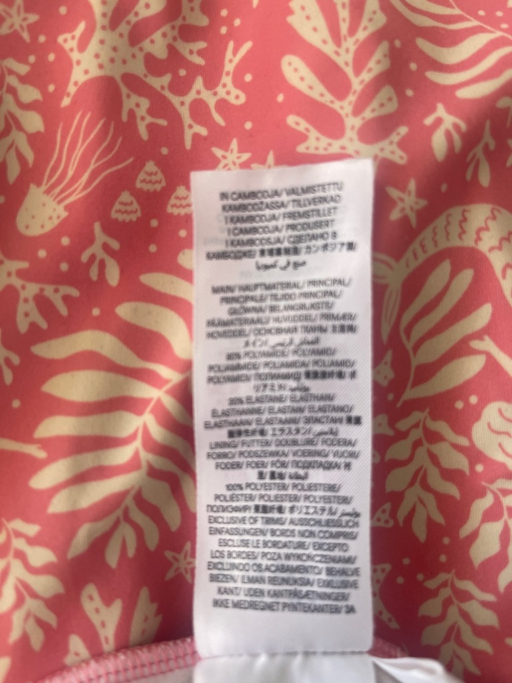 Boden Pink Mermaid Short-Sleeve One-Piece Swimsuit with Blue Zip - Picture 8 of 12